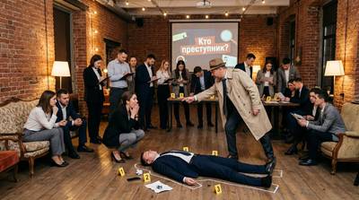 УЖИН С УБИЙСТВОМ — корпоративная игра
