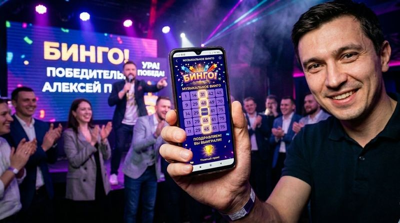 МУЗЫКАЛЬНОЕ БИНГО — корпоративная игра